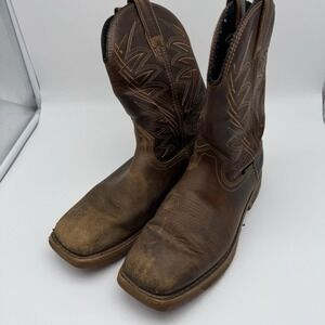 Irish Setter Work Boots 8D UltraDry Waterproof Brown Leather Slip Resistant Men